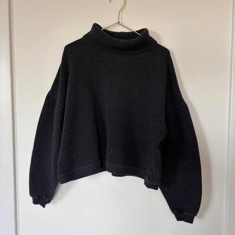 Lululemon Peaceful Moments Pullover-Heathered Graphite Grey/Graphite Grey-XS/S